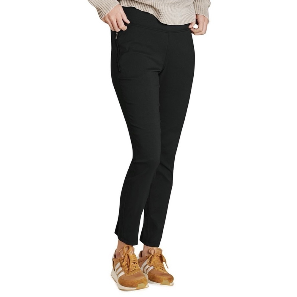 Toad & Co Flextime Moto Crop Nylon Athleisure Pants Black Size 2